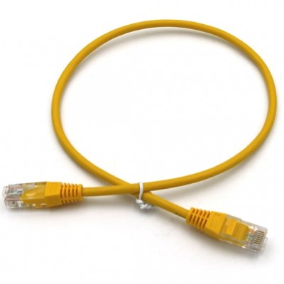  Καλώδιο δικτύου CAT 6e UTP Patch Cord Professional Κίτρινο 0.5m 9-146053
